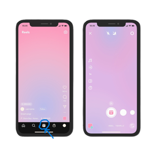 אייקון Reels באינסטגרם